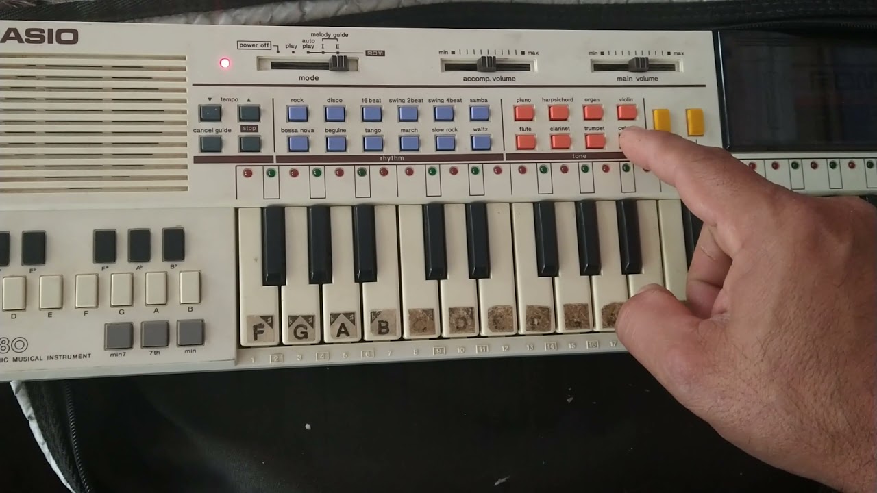 Casio pt80 with Beatles rom