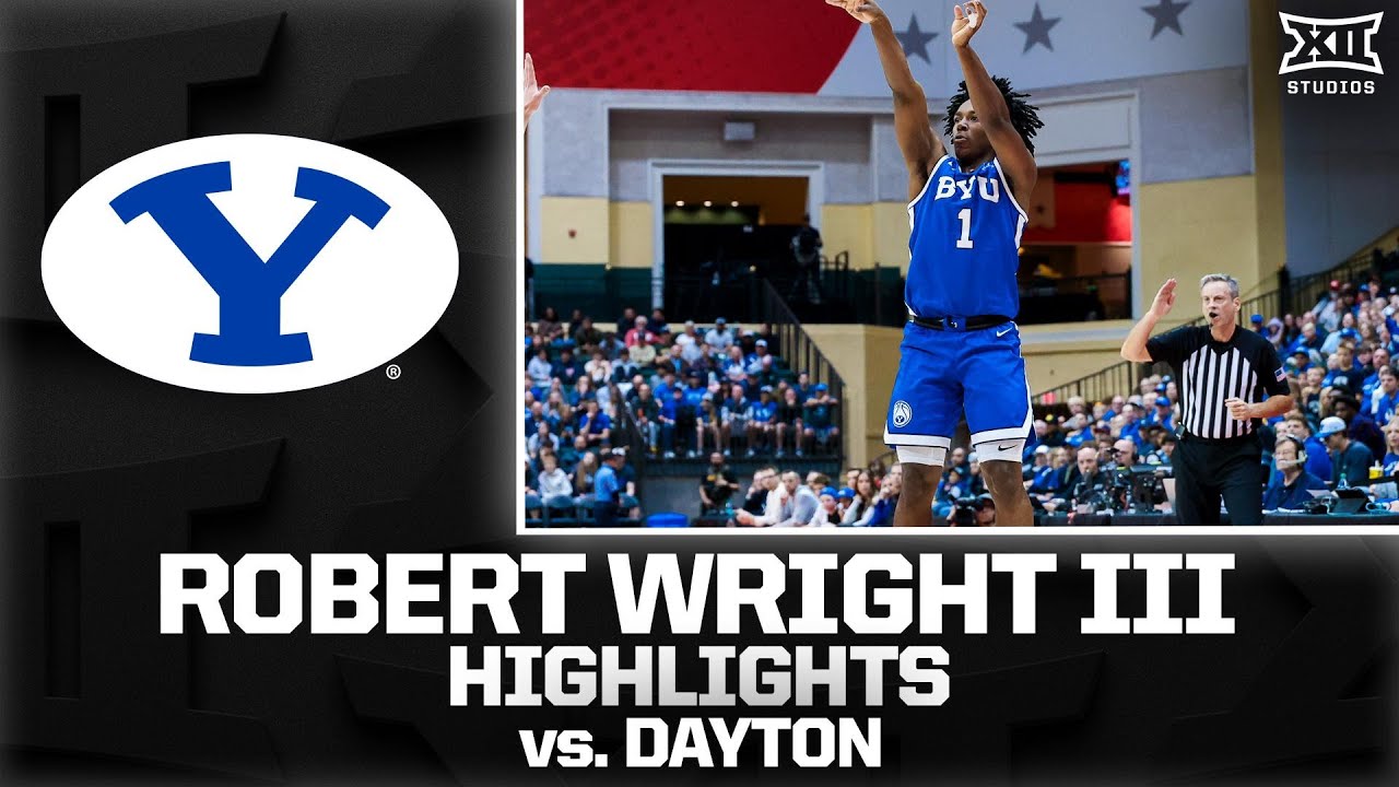 Robert Wright III Highlights vs. Dayton | 2025-26 Big 12 Men's Basketball