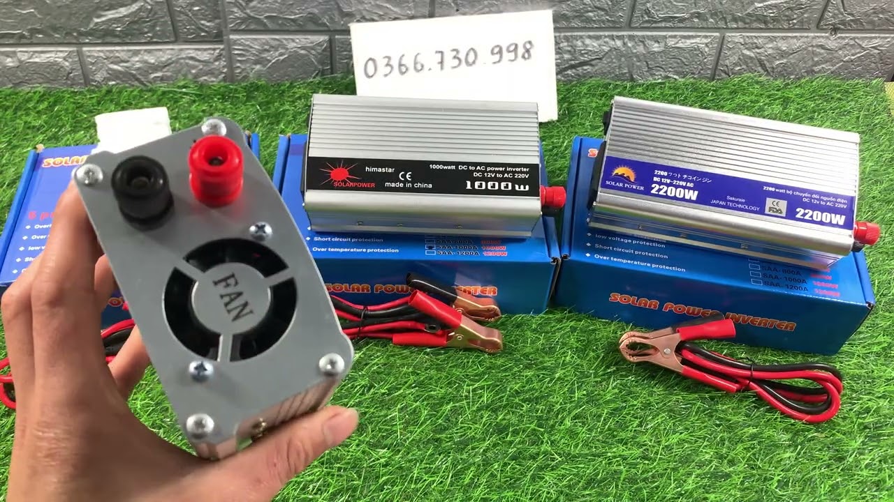 Báo giá 3 bộ kích điện 12v lên 220v 500w 1000w 2200w giá cực rẻ dùng khi mất điện