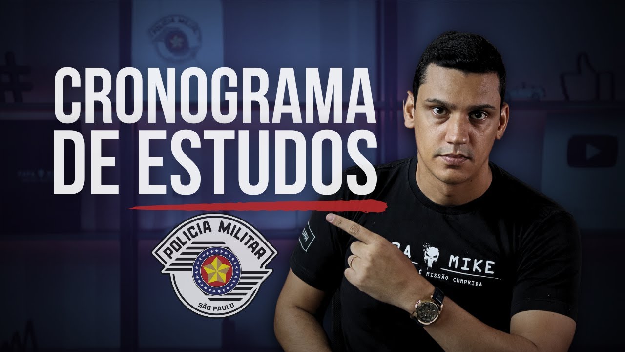 🚨👮🏻&zwj;♂️ Melhor cronograma de estudos para a Prova de Soldado da PM-SP | Por Leandro Fajan