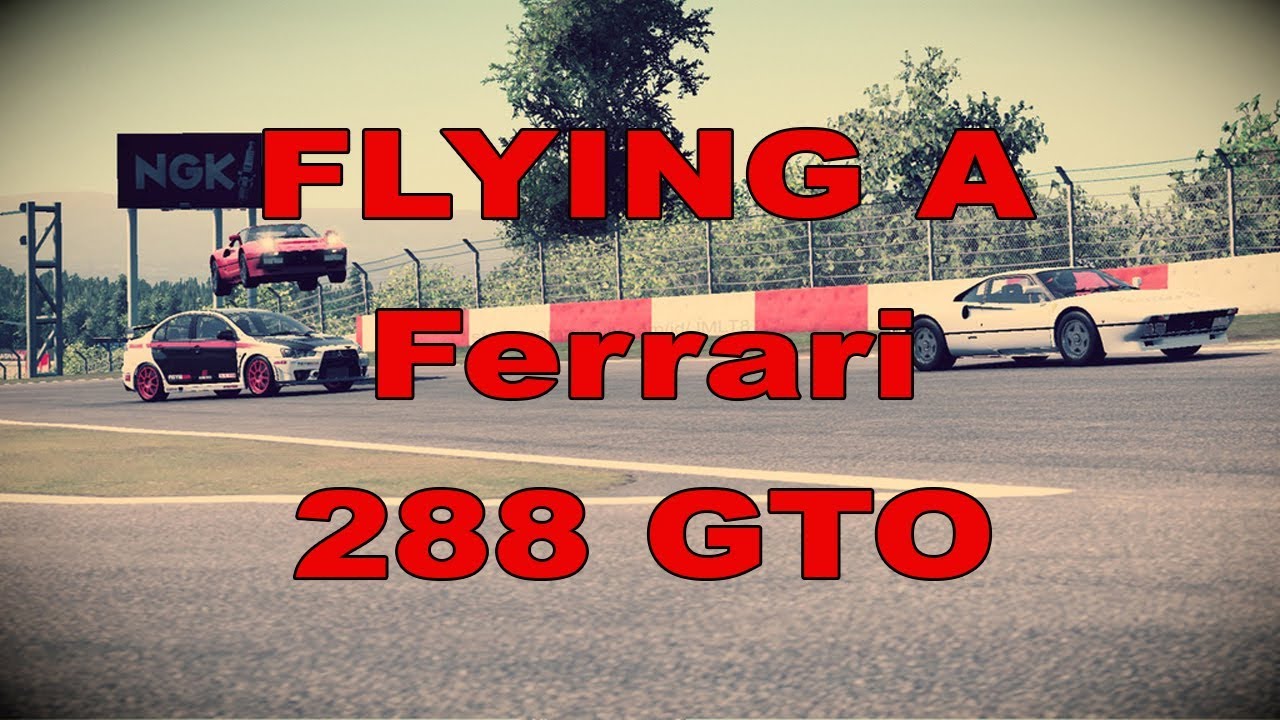 Flying a Ferrari 288 GTO on Nurburgring Sprint (ProjectCARS 2)