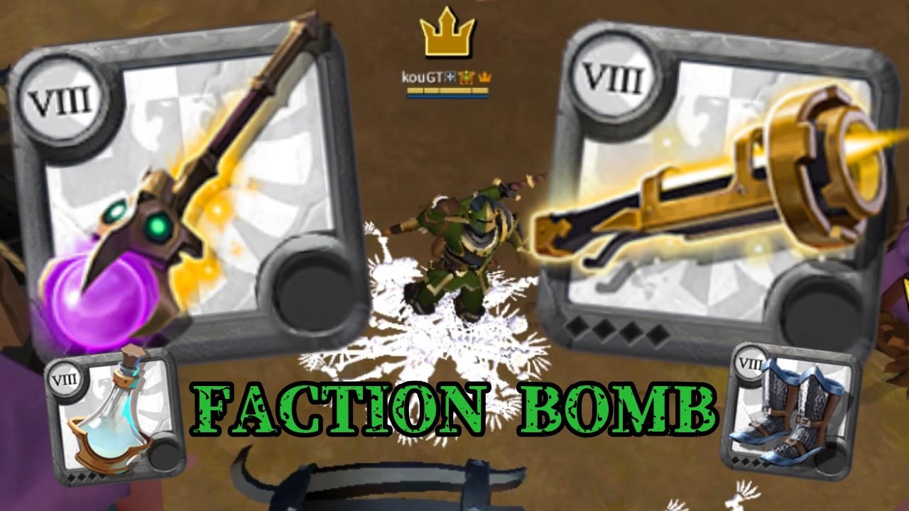 FACTION(派閥)BOMB エネシェ&ウィッチワーク【アルビオンオンライン】派閥抗争 albion onlline Faction Warfare