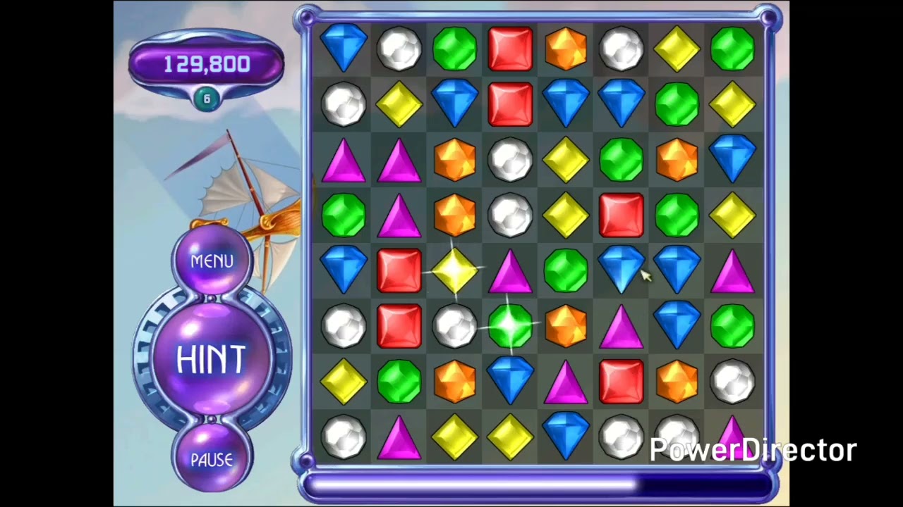 Action Mode Gameplay Bejeweled 2 Remake
