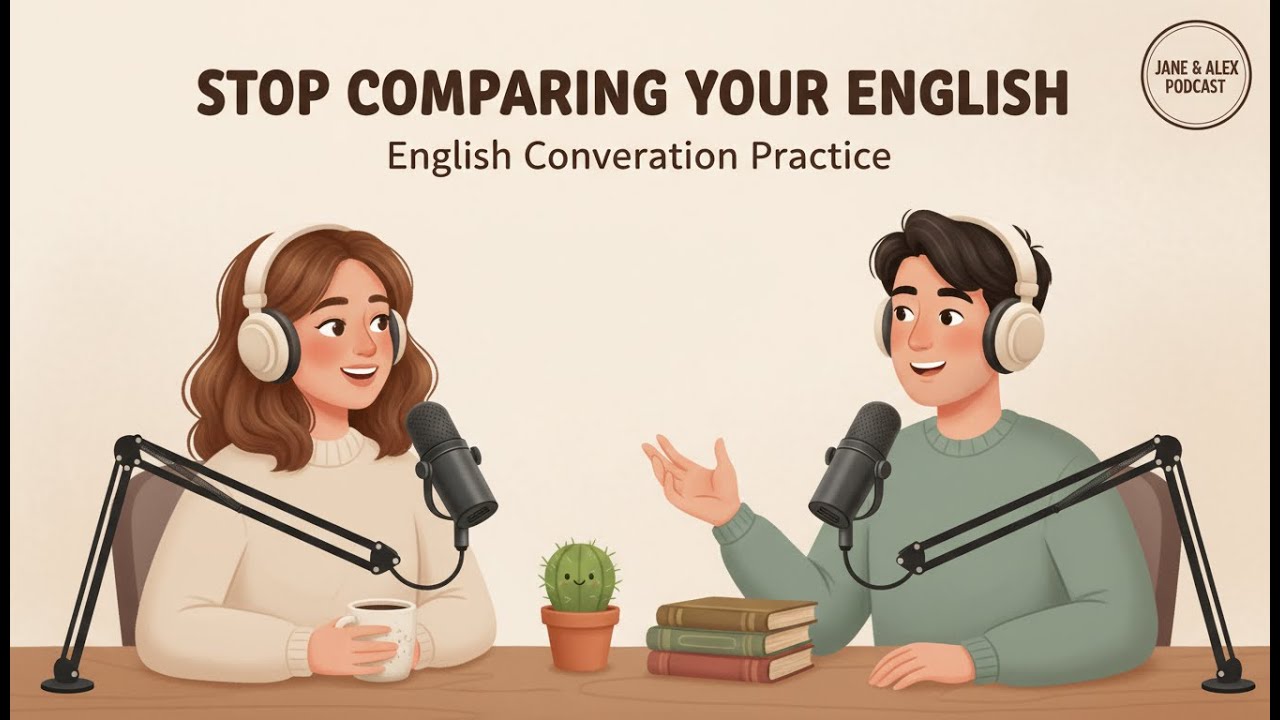 Stop Comparing Your English! | English Speaking Practice | Jane & Alex Podcast
