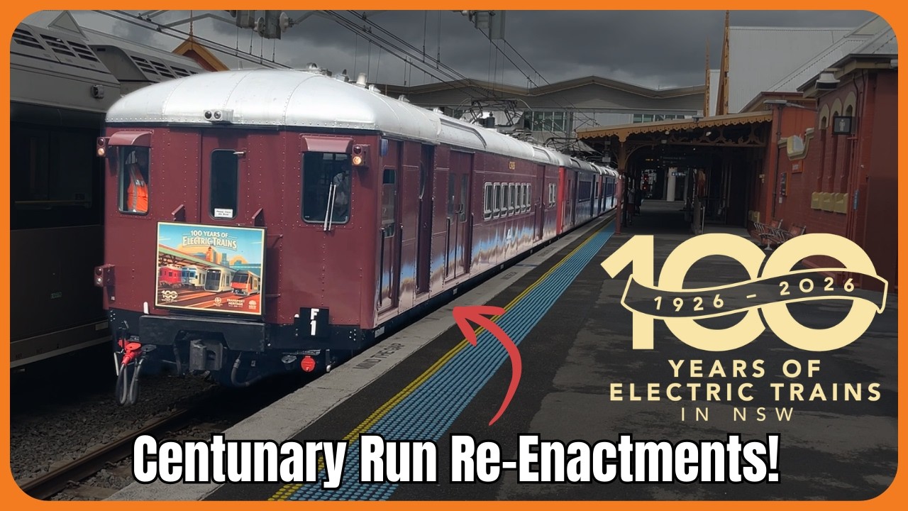 Jason’s Transport Vlog 120: Celebrating 100 Years Of NSW Electric Trains!