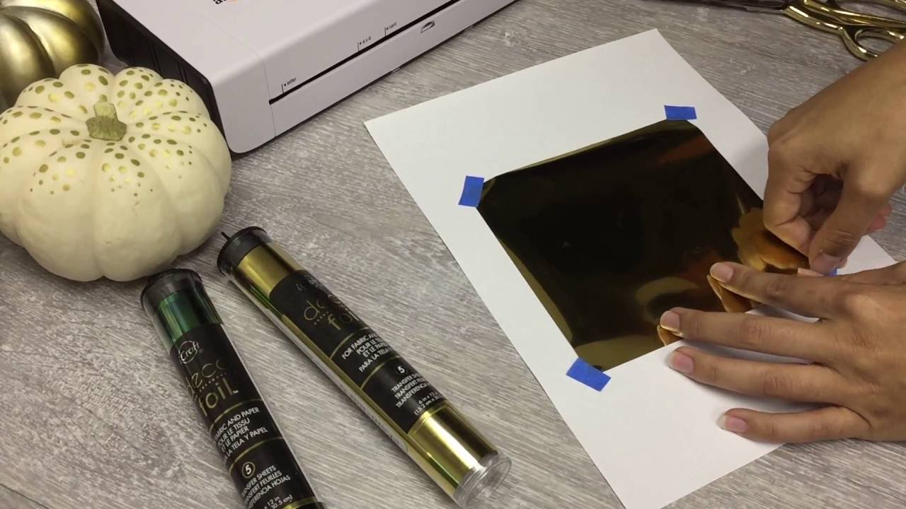 Therm o Web Deco Foil Print Tutorial