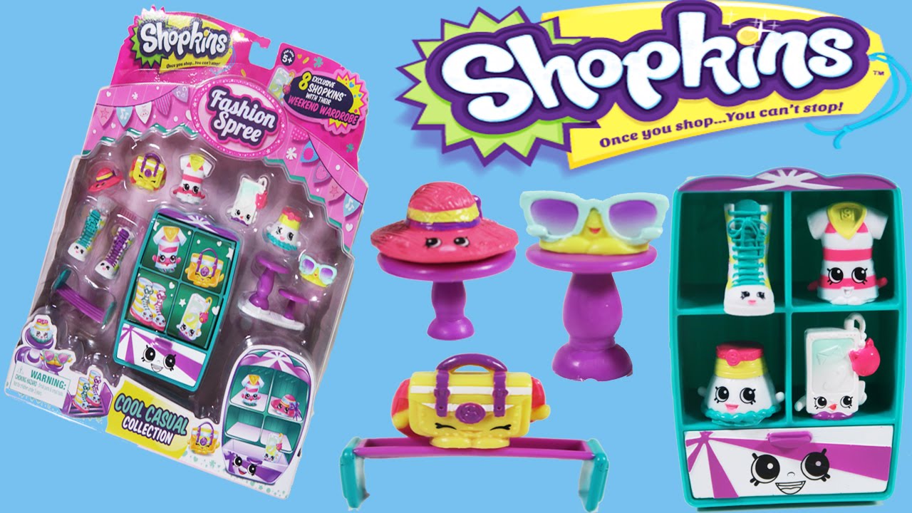 Shopkins Fashion Spree Cool Casual Collection ✦ Exclusive Shopkins ✦