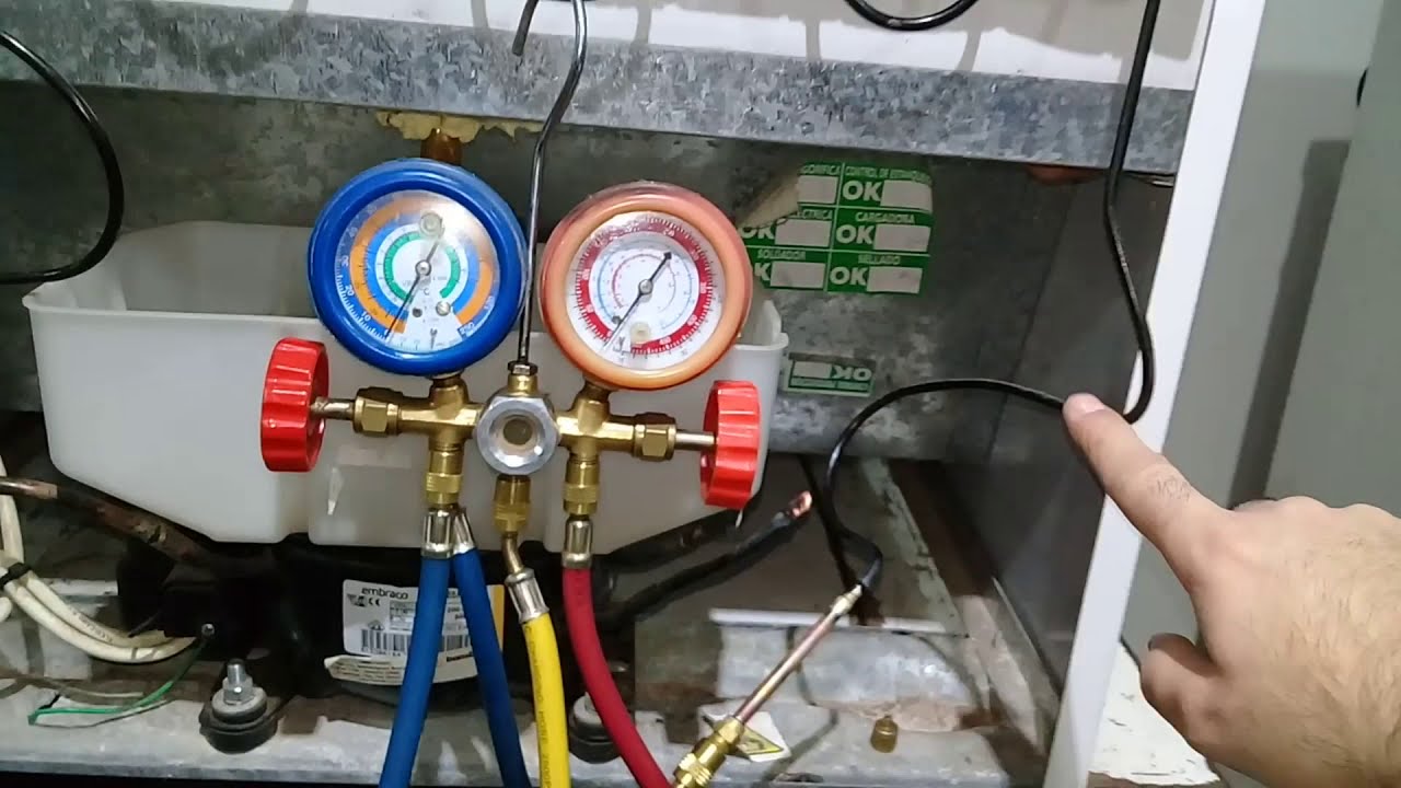 Heladera con fuga. Como presurizar cañería de alta y baja con nitrógeno ( paso a paso)
