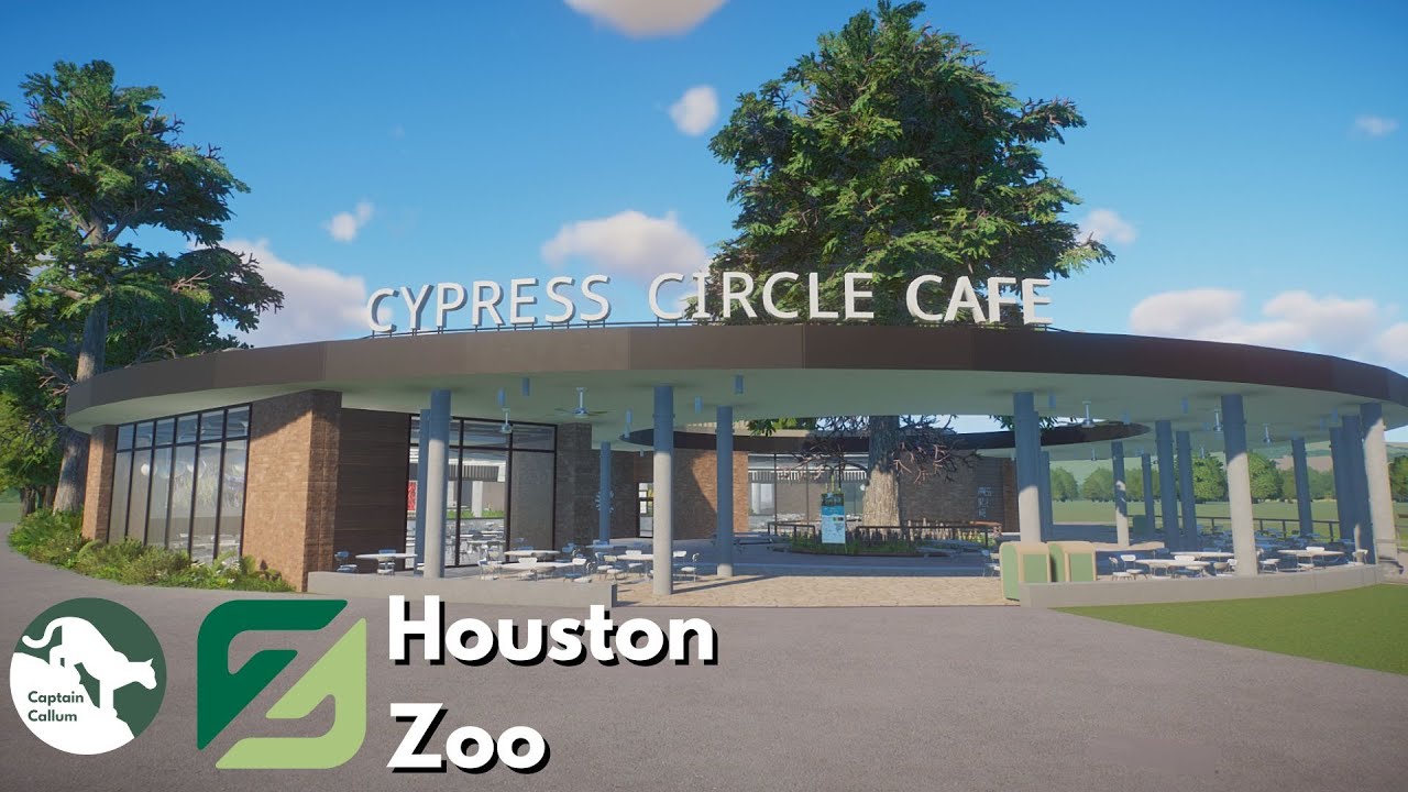 Cypress Circle Cafe | Houston Zoo in Planet Zoo Ep.19