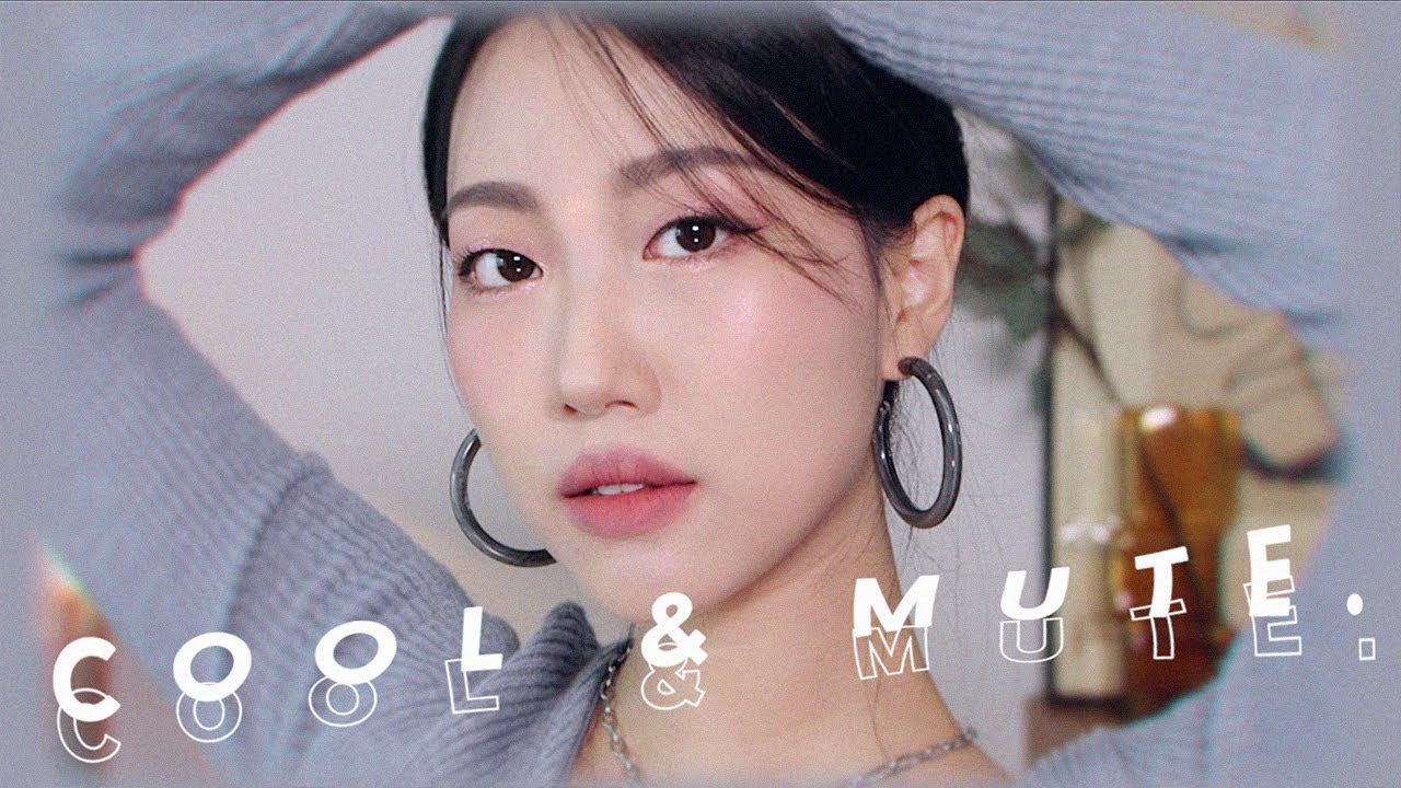 뮤트 쿨톤 메이크업?! 뮤트로운 내 눈을 봐...쿨톤같아? (원래는 봄웜톤 무쌍) | 민스코 Minsco
