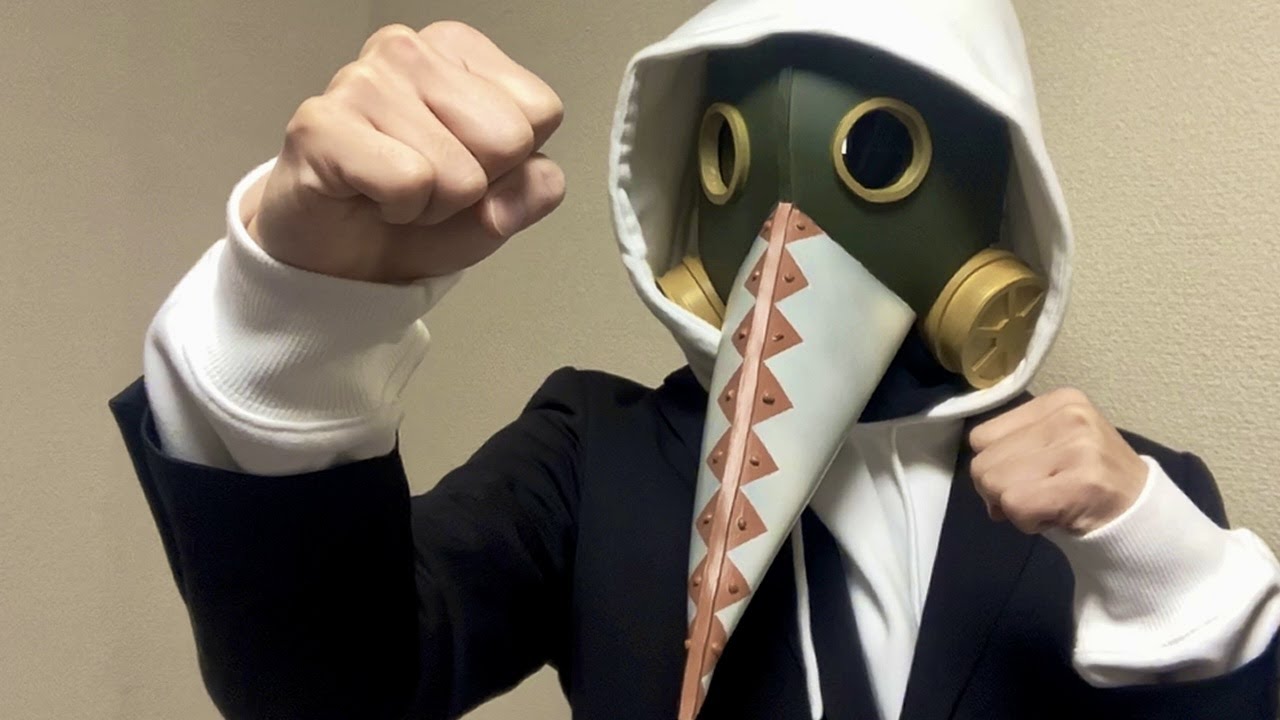 【チェンソーマン】暴力の魔人のマスクを作ってみた【コスプレ造形】How to make Violence Fiend Mask 【Cosplay Tutorial】