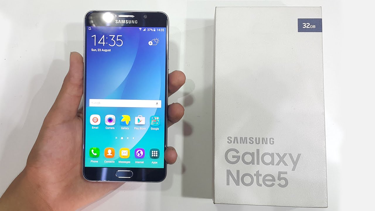 فتح صندوق ومراجعة الجالاكسى نوت  5 -  Samsung Galaxy Note 5