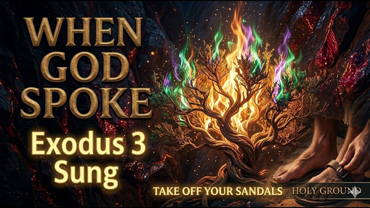When God Spoke from the Fire – Exodus 3 Sung | I AM That I AM | Eternal Word