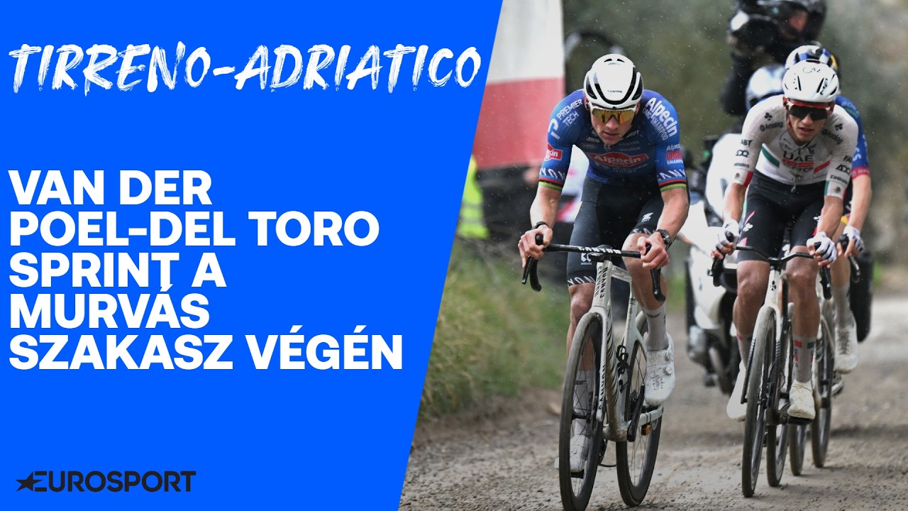 Ha murva akkor Van der Poel, Del Toro már kék trikóban a Tirrenón