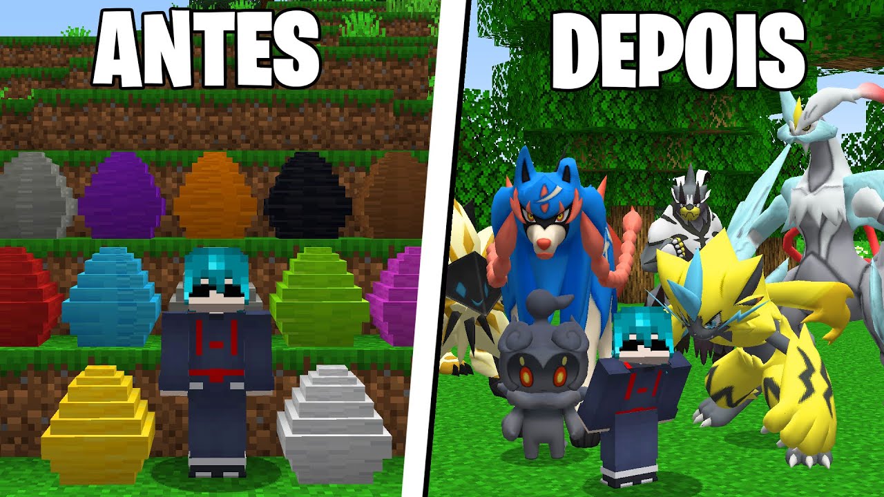 COMO EU CONSEGUI OS OVOS SECRETOS DO MINECRAFT PIXELMON