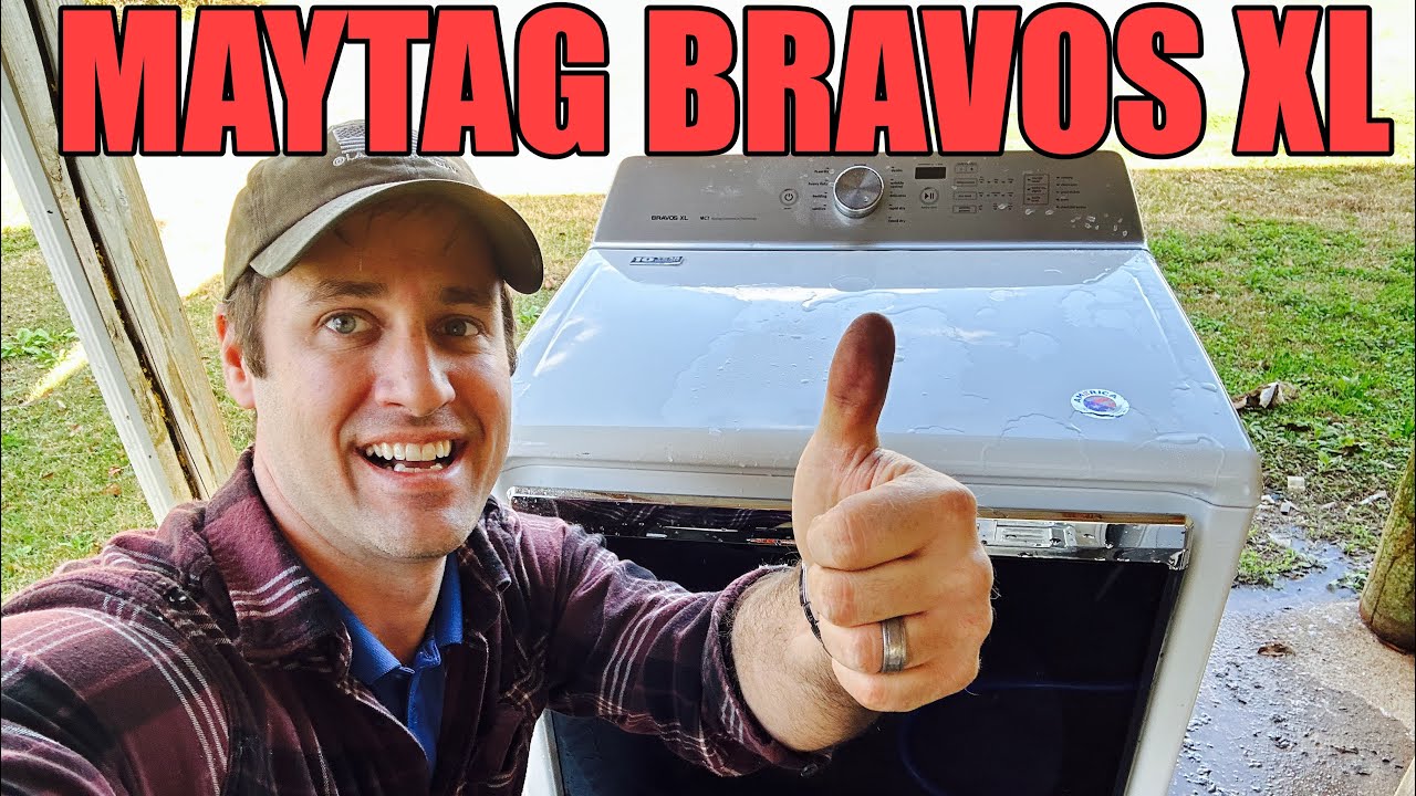 This Maytag Bravos XL Dryer Works | Just Squeaks Really Loud | Pulley & Roller Cleanup | MEDB835DW4