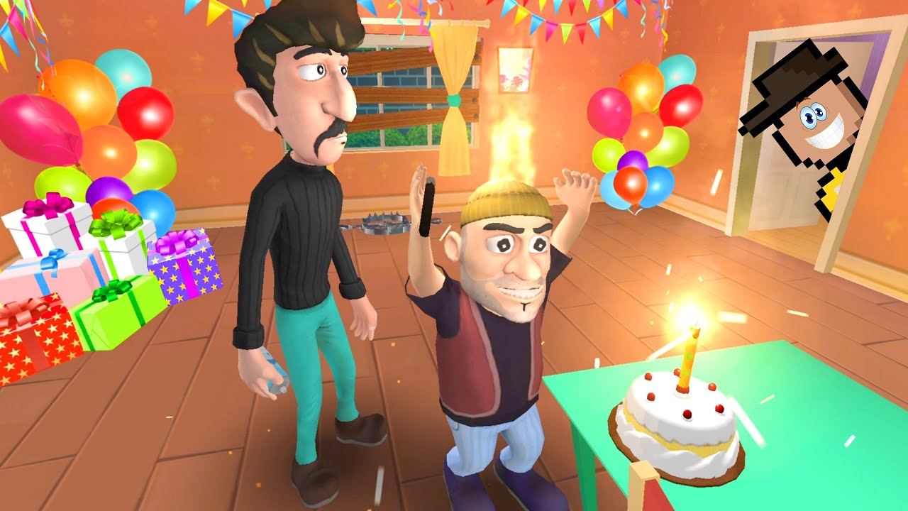 TROLEI O ANIVERSÁRIO DO LADRÃO (Scary Robbers Home Clash)