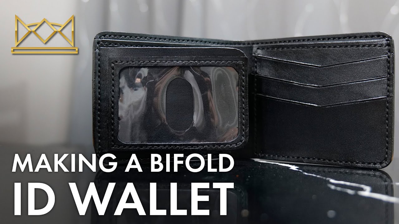 Hand Making a Leather Wallet with Extra ID Fold