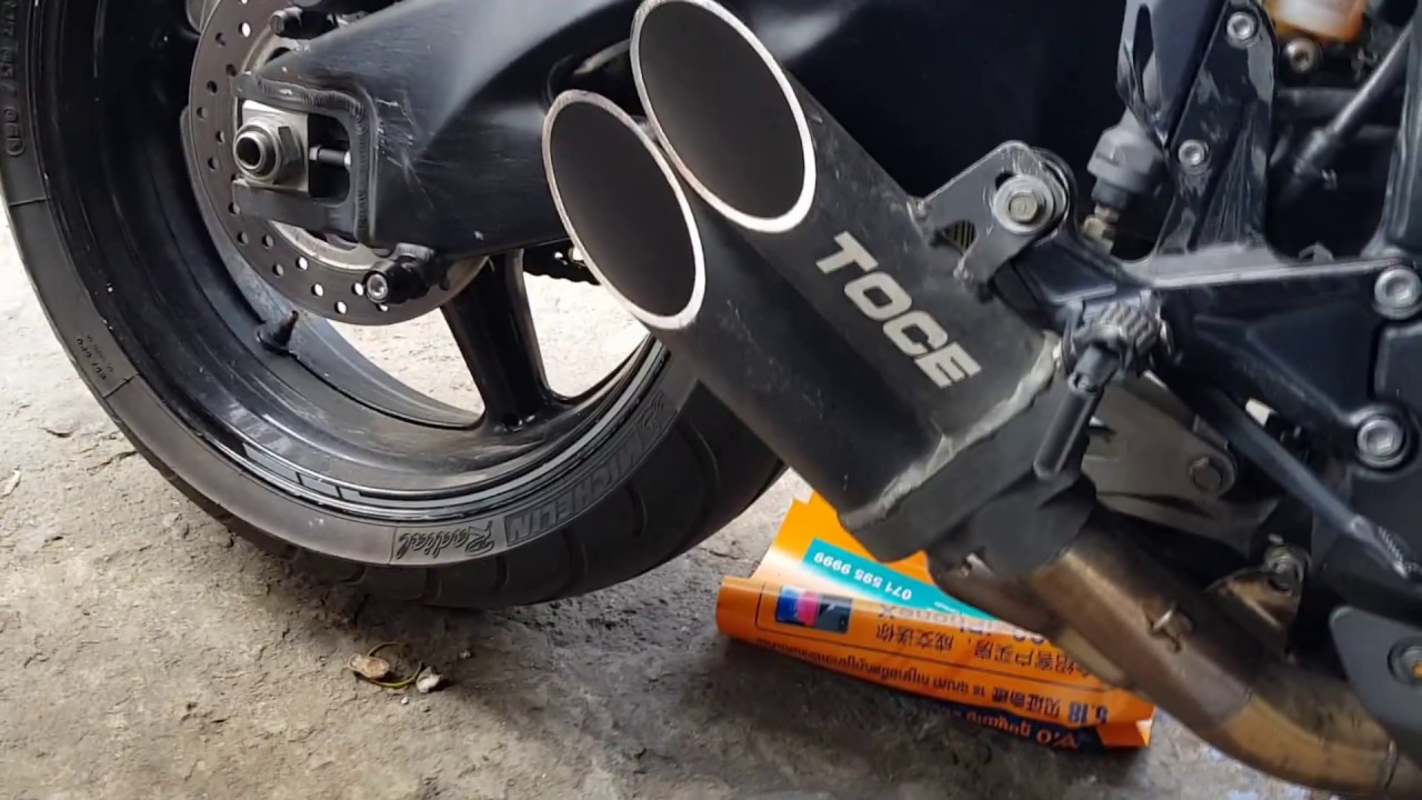 honda CBR1000RR Toce exhaust, Start up, Revs, Flybys