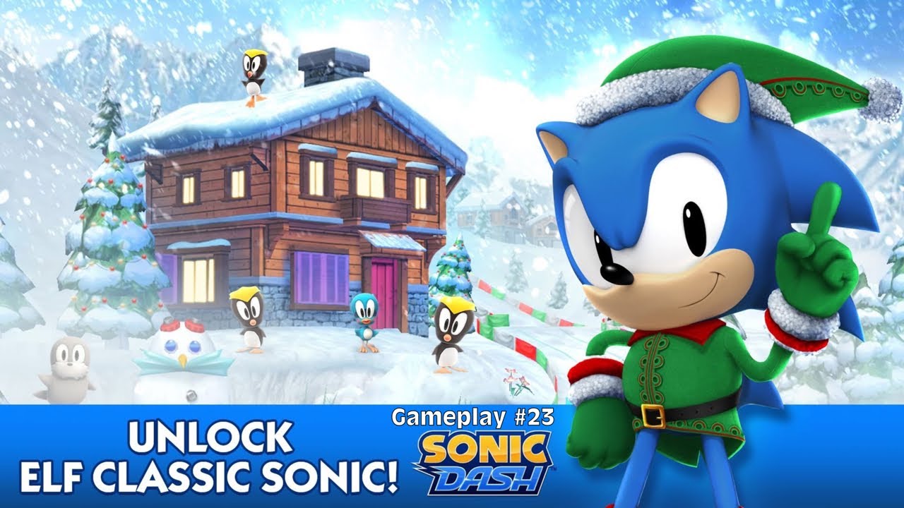 Sonic Dash (2024) : Elf Classic Sonic Gameplay Showcase