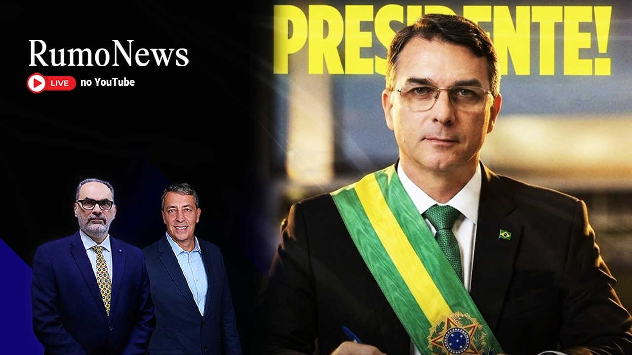 FLÁVIO BOLSONARO lidera pesquisas para PRESIDENTE  | Rumo News - Ao Vivo