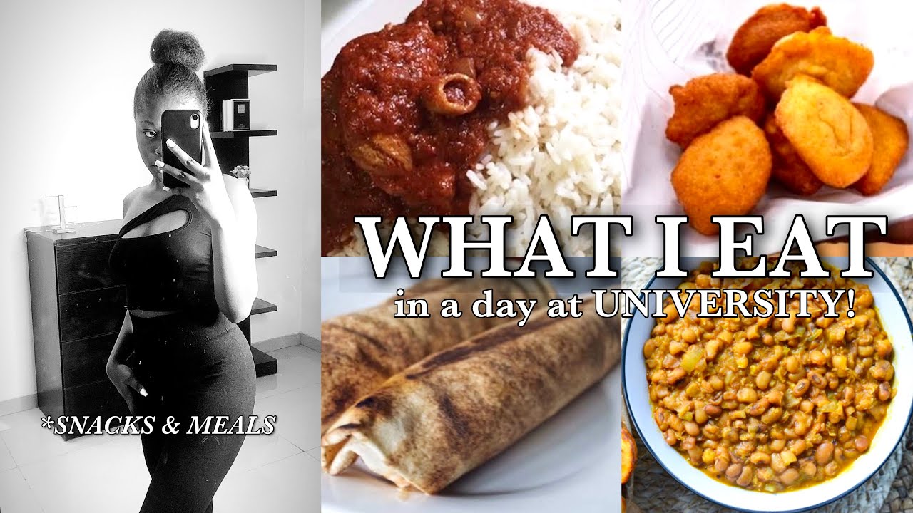 What I EAT in a Day at Uni during Finals (Babcock University edition)