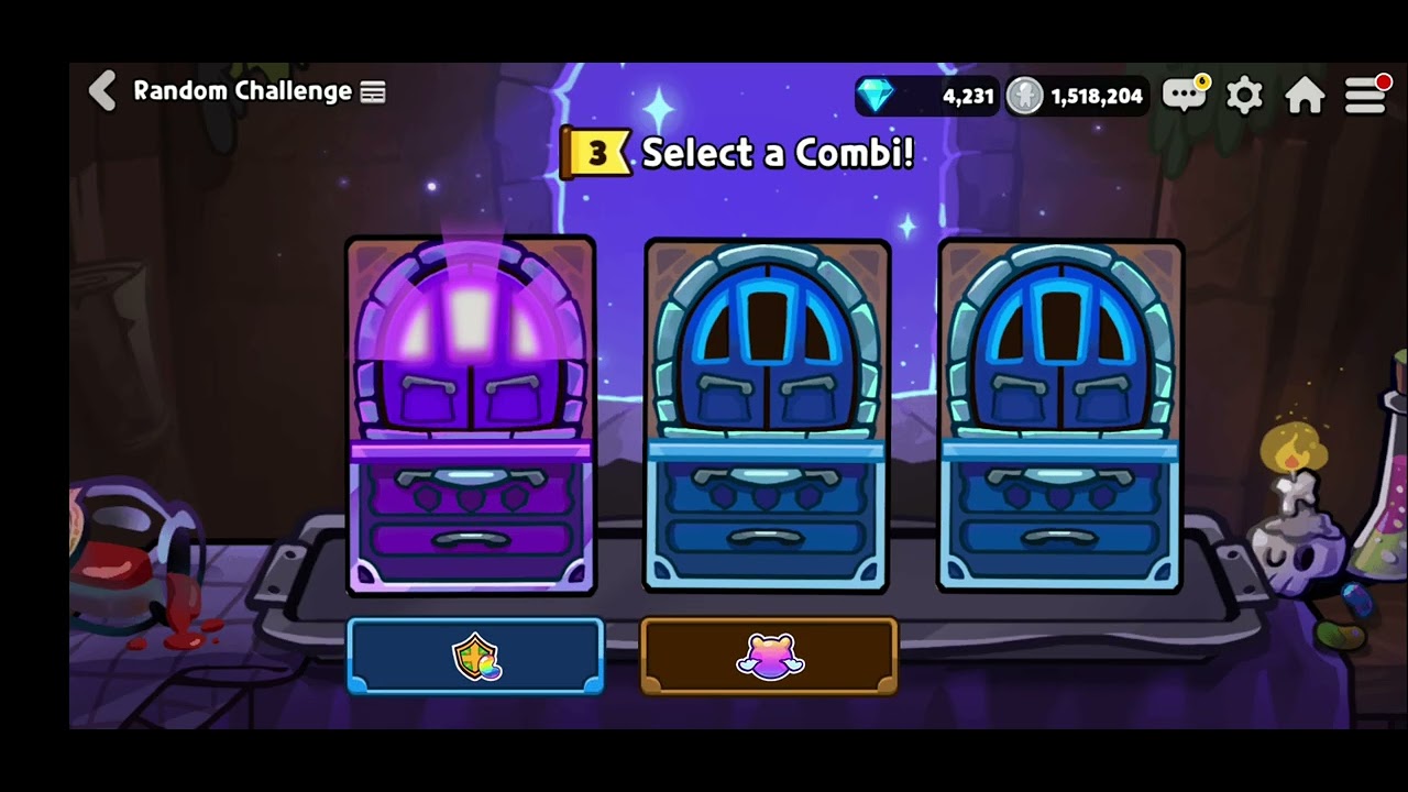 Cookierun Ovenbreak reach the 1st random challenge 
