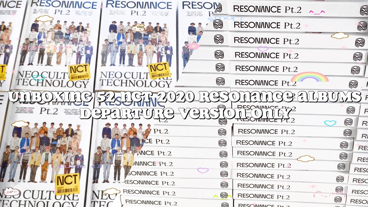 ☀️ Unboxing 52 NCT 엔시티 2020 Resonance Albums Part 2 [Departure Version]  | Group Order Albums ☀️