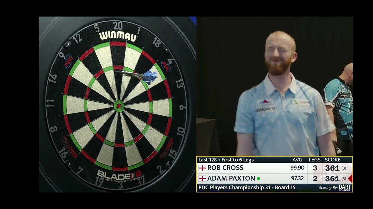 Rob Cross vs Adam Paxton | Players Championship 31 2025 🎯