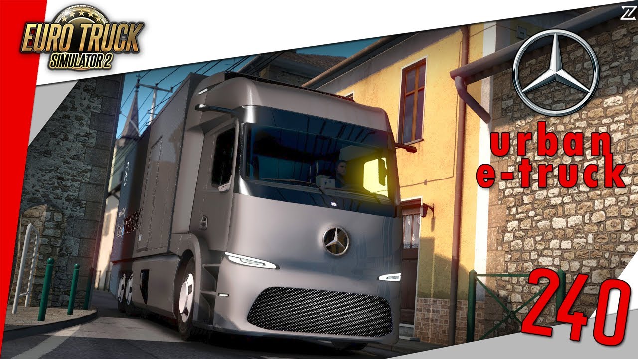 🚚 Euro Truck Simulator 2 | #240 CAMION ÉLECTRIQUE ⚡ Mercedes Urban e-truck dans la CAPITALE !