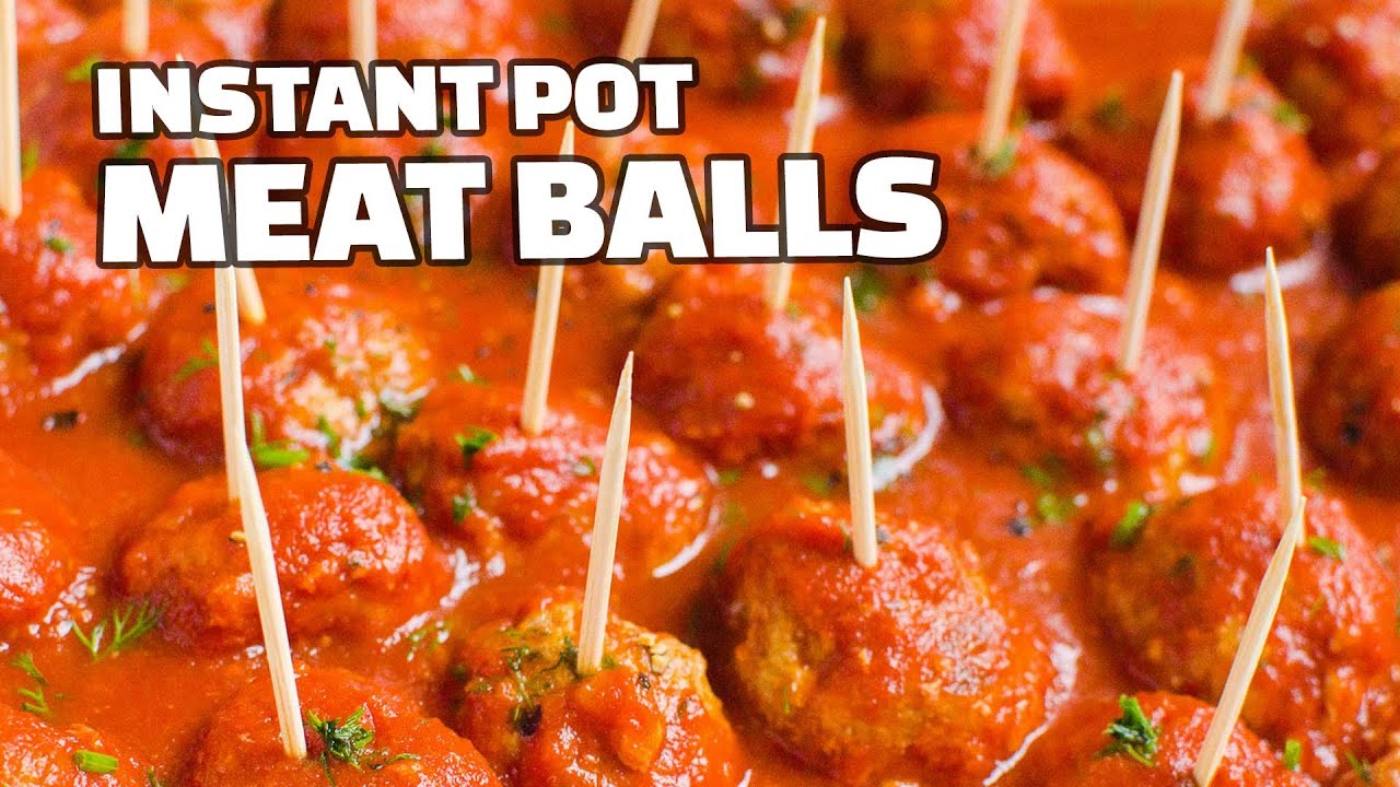 Instant Pot MEATBALLS Recipe | 3 WAYS