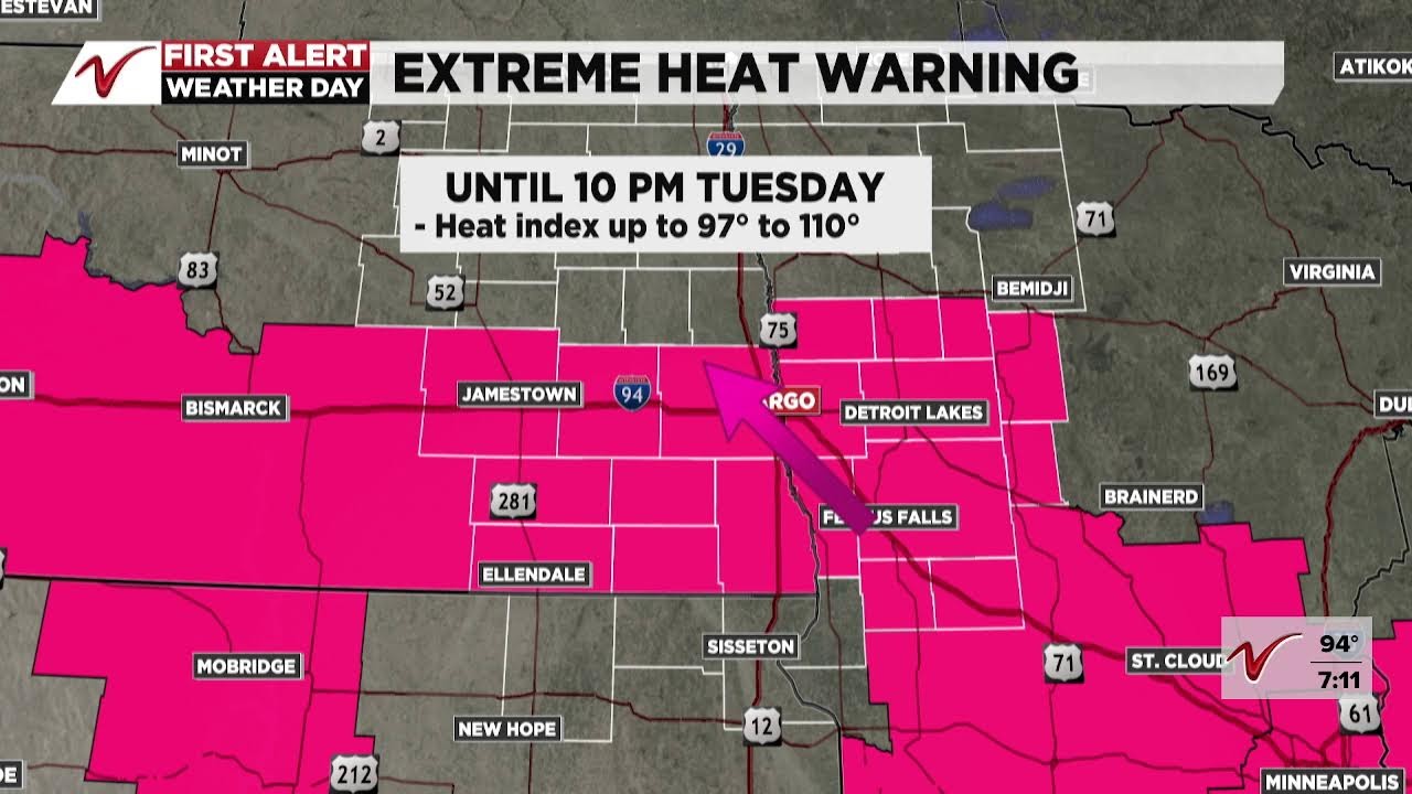 VNN Tonight - Tomorrow Forecast: Hot, sunny weather continues Tuesday
