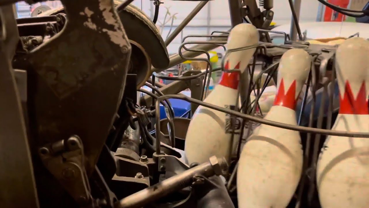 Turret indexing system briefly explained - Brunswick Pinsetter garage bowling alley