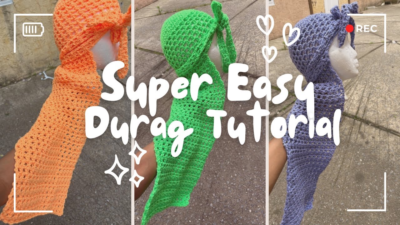 The Easiest Ever Durag Tutorial‼️🤯😱| for Beginners 🧶