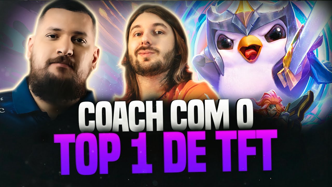 RECEBI UM COACH DO EGO, TOP 1 DO TFT!