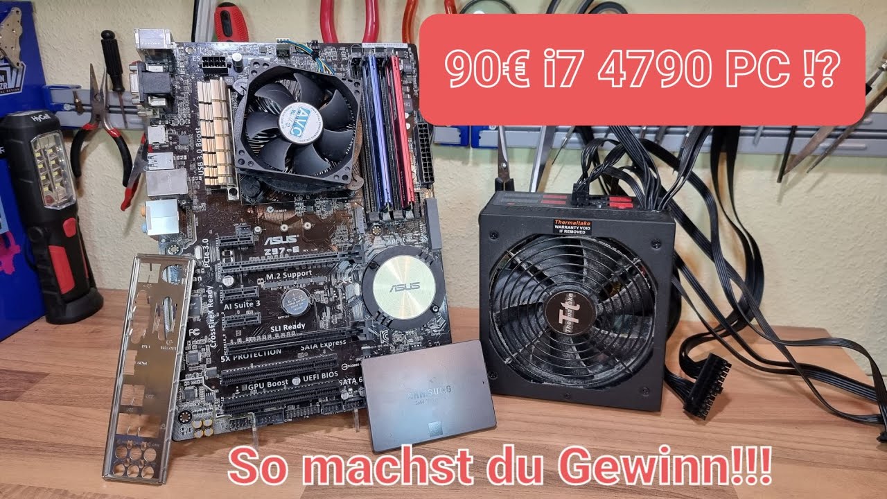 GELD VERDIENEN! | 90&euro; i7 4790 PC | So machst du Gewinn mit einem Computer | Hardware verkaufen