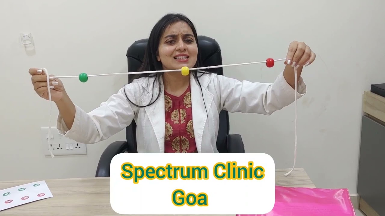 How to do Pencil push and Brock string exercise (Hindi version) Vision Therapy by eye surgeon