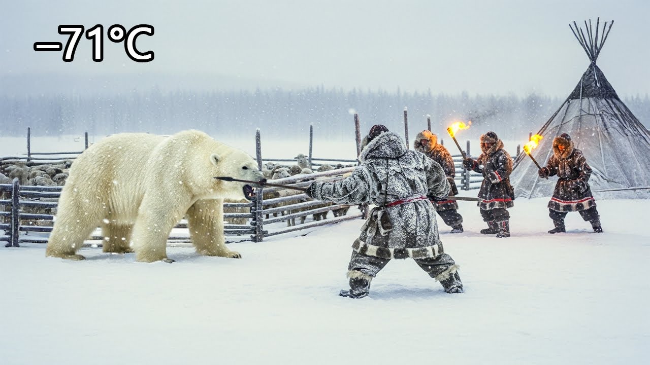 Surviving -71°C: The Battle With The Polar Bear | Fire, Fear, And Survival In The Arctic
