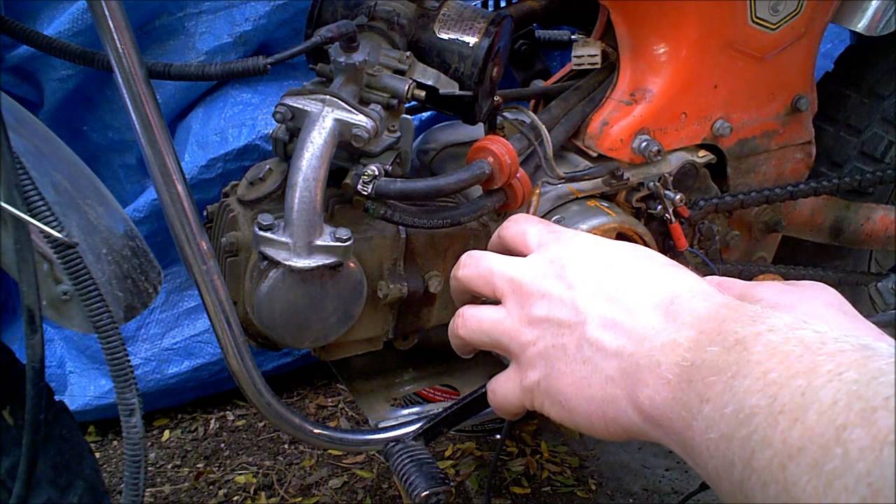 Honda Trail 70 / 50 Points and Condensor replace and Timing ct70