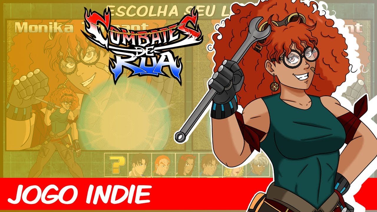 Trailer Mônika Tennant | Combates de Rua (Jogo indie)