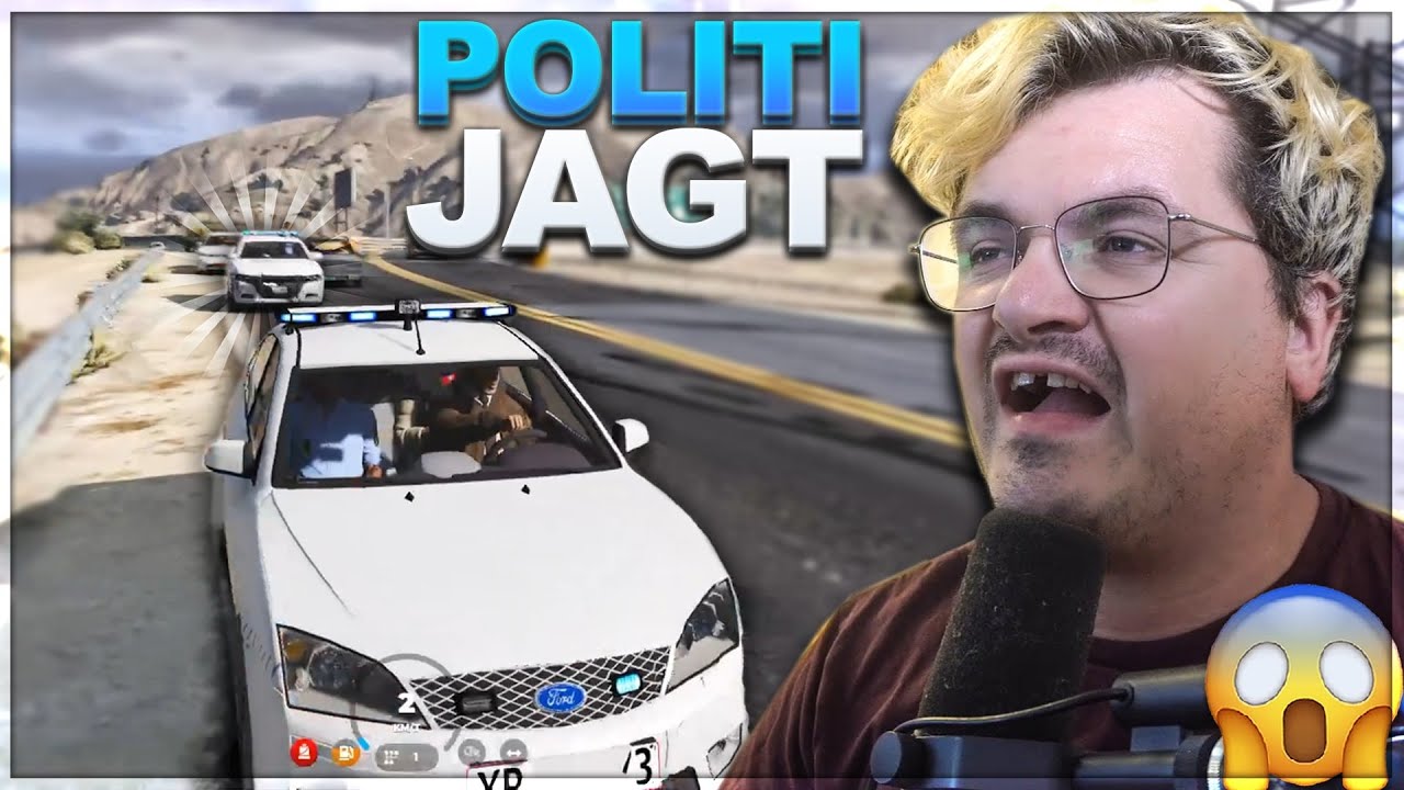 Vildeste Politijagt! | Dansk GTA RP