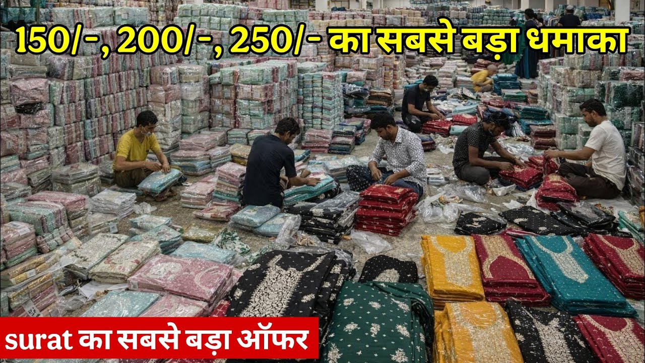 मात्र 250/- में हैवी सूट इससे सस्ता कोई दे नही सकता, Suit wholesale market surat, Suit Salwar market