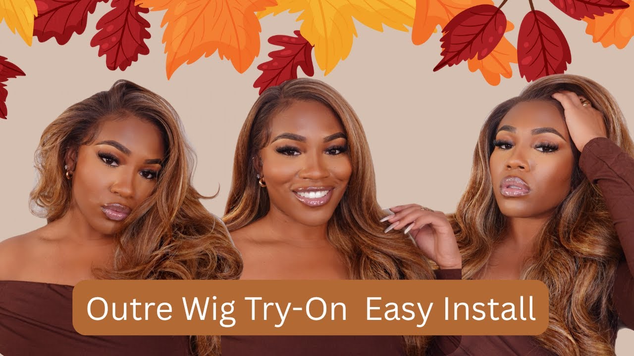 Доступная примерка осеннего парика: парик Outre Perfect Hairline DR2 Creamy Toffee