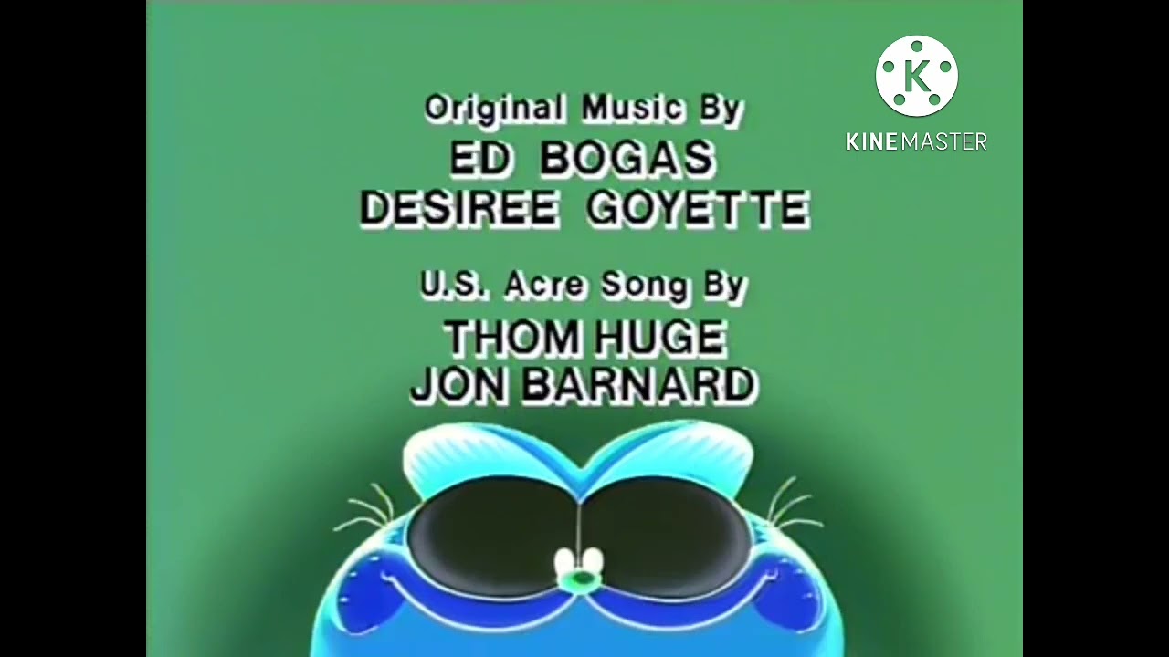 Garfield and Friends Season 1 Episode 2 End Credits (1988) Major 1