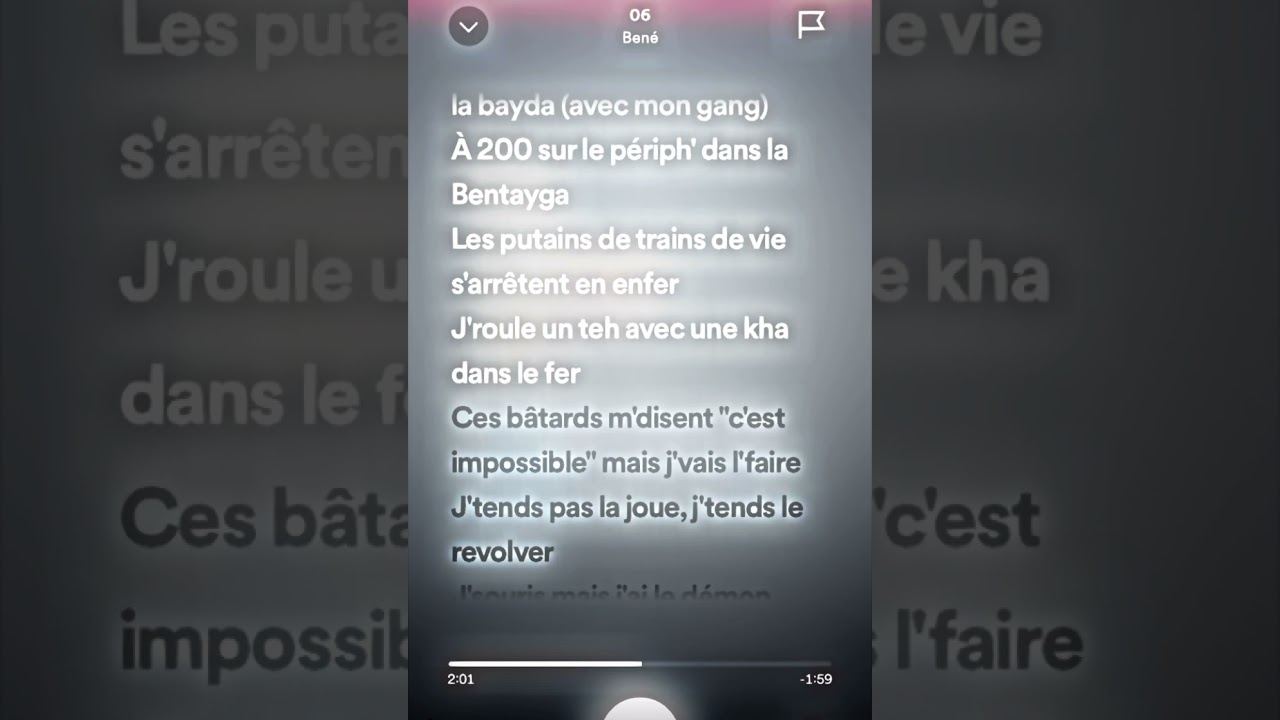 Béne - 06 (Speed Up + Parole )