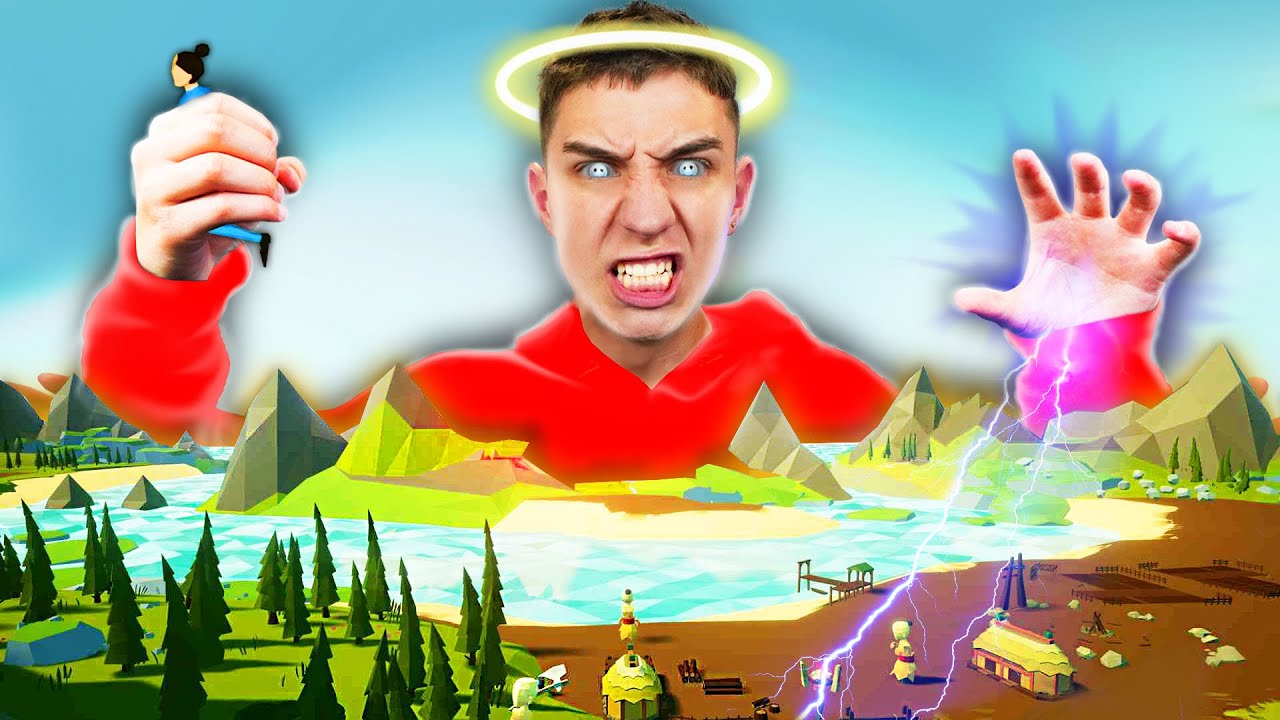 Я СТАЛ БОГОМ В VR ! СИМУЛЯТОР БОГА ЧЕЛЛЕНДЖ !