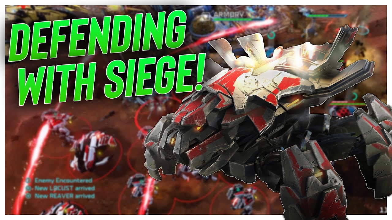 we tried defending our base with SIEGE! Halo Wars 2