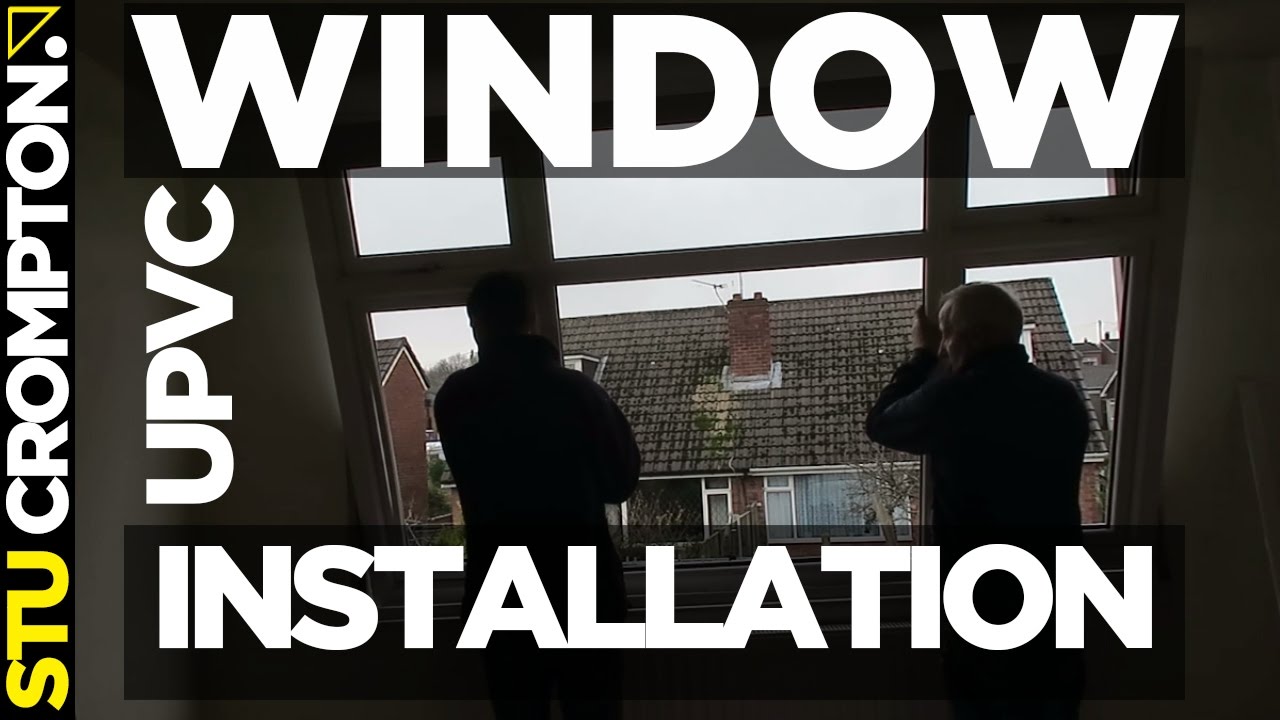 how to fit upvc window - installation