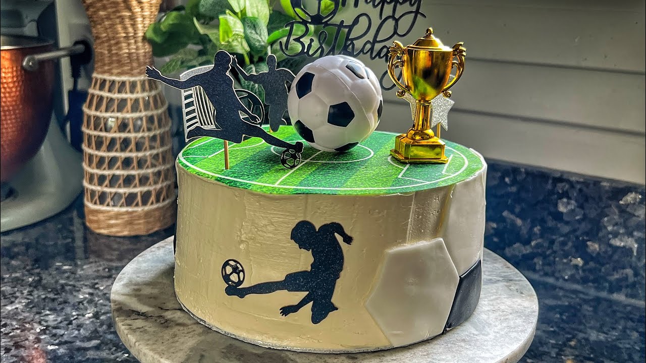 Molly cake vanille thème Foot ⚽️