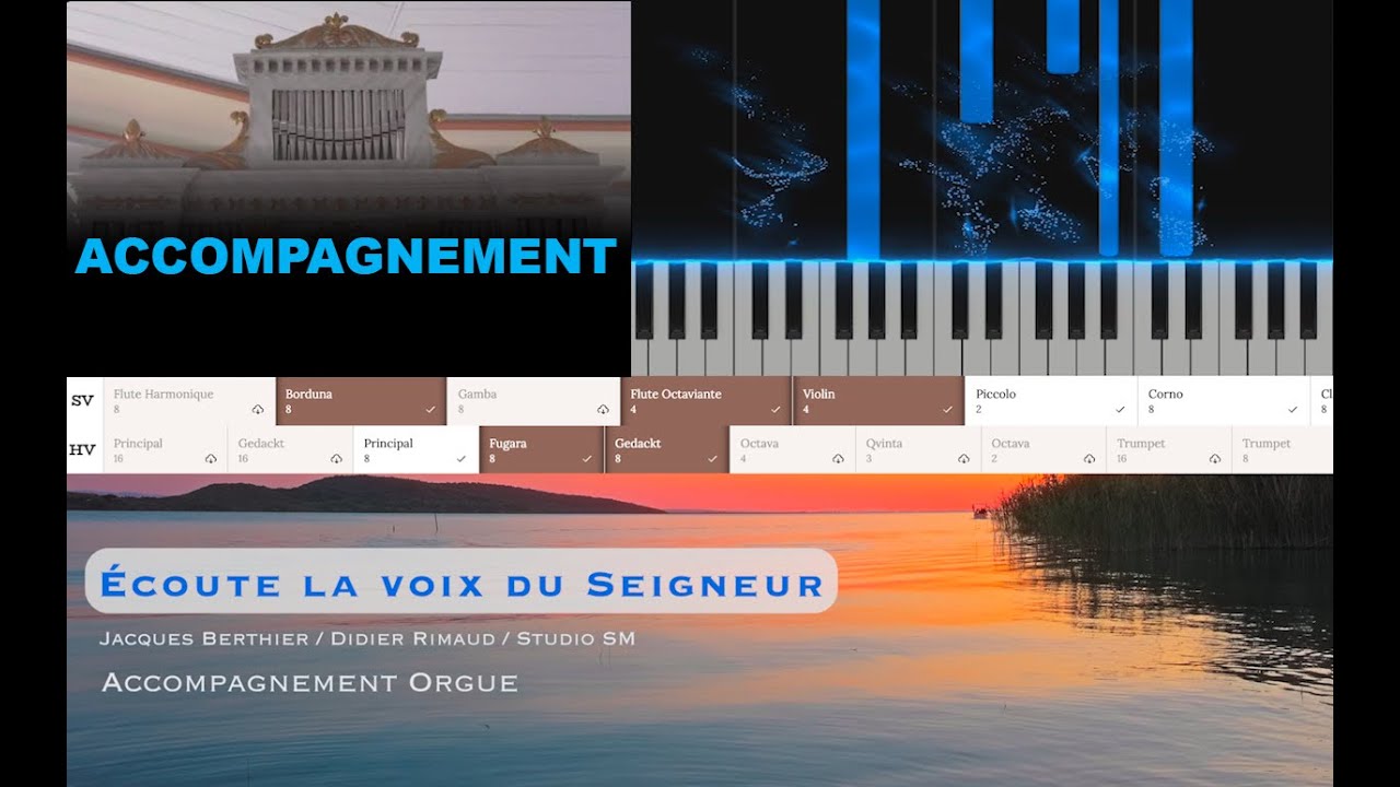 Écoute la voix du Seigneur - accompagnement piano / orgue